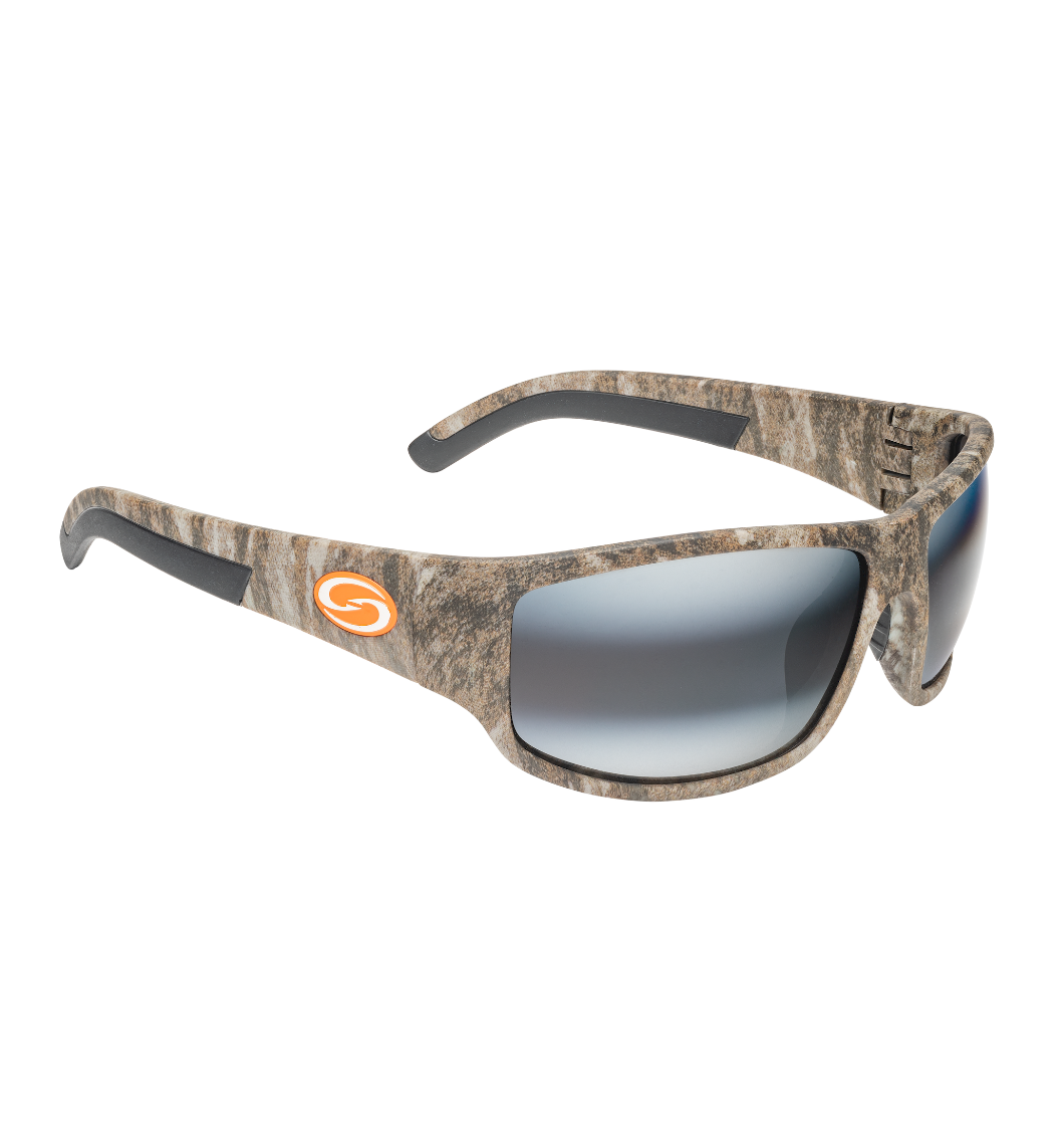 Strike King S11 Optics Caddo / Mossy Oak Frame DAB Amber Lens