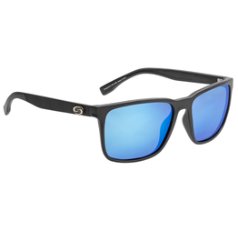 Strike King S11 "Rogue" Sunglasses - Matte Blk frame, Revo White Mirror, Grey Lens