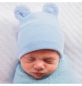 ILYBEAN Ily Bean- Blue Bear Fuzzy Ears Nursery Beanie