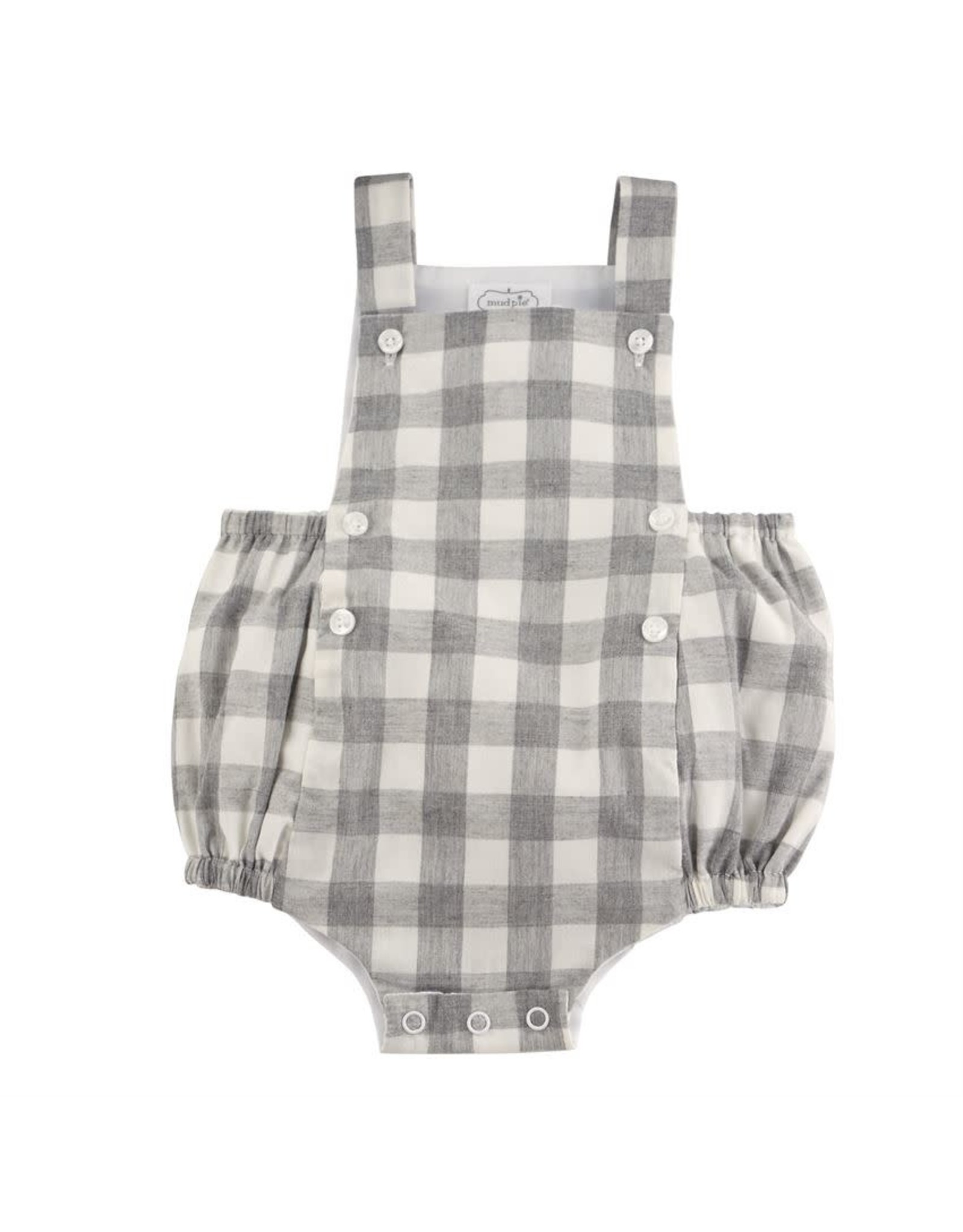 Mudpie Mud Pie- Grey Gingham Bubble