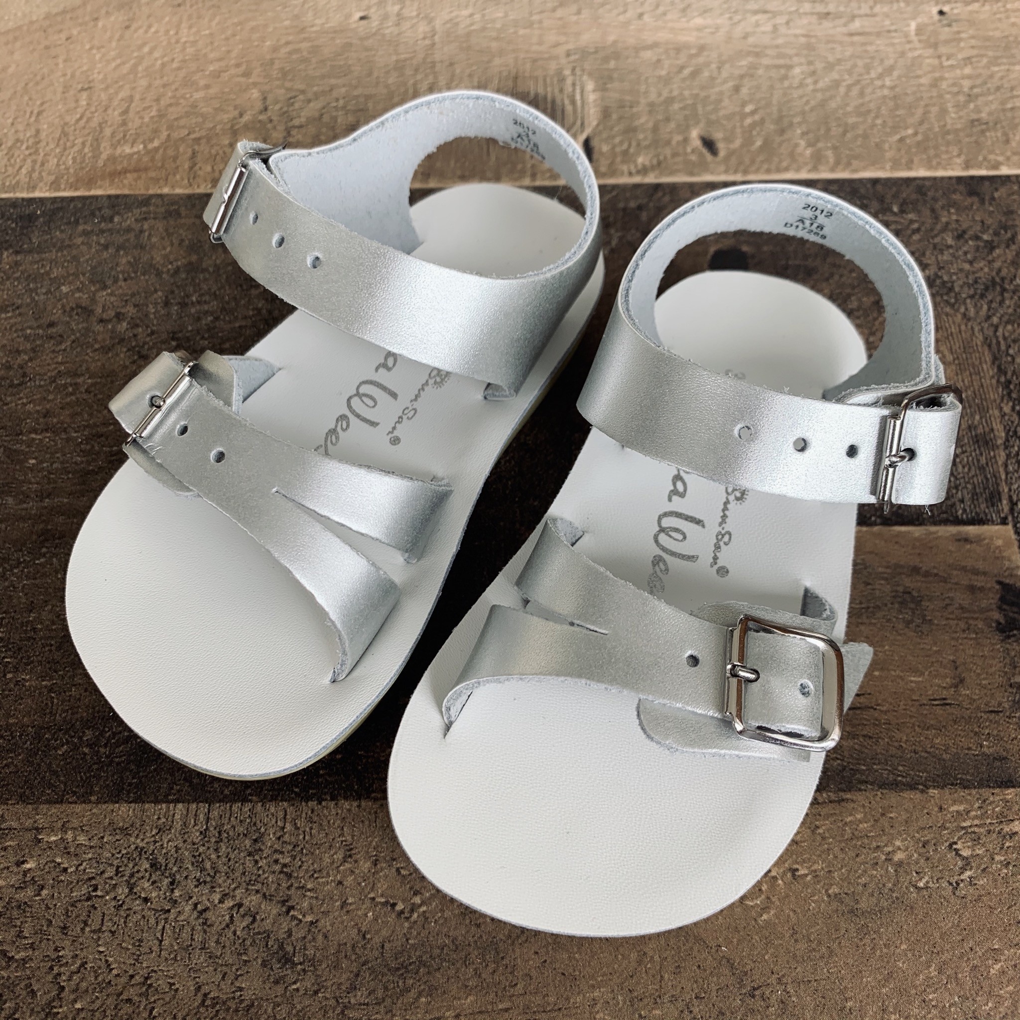 Salt Water Sandals Sea Wee Silver Freckles Children s Boutique