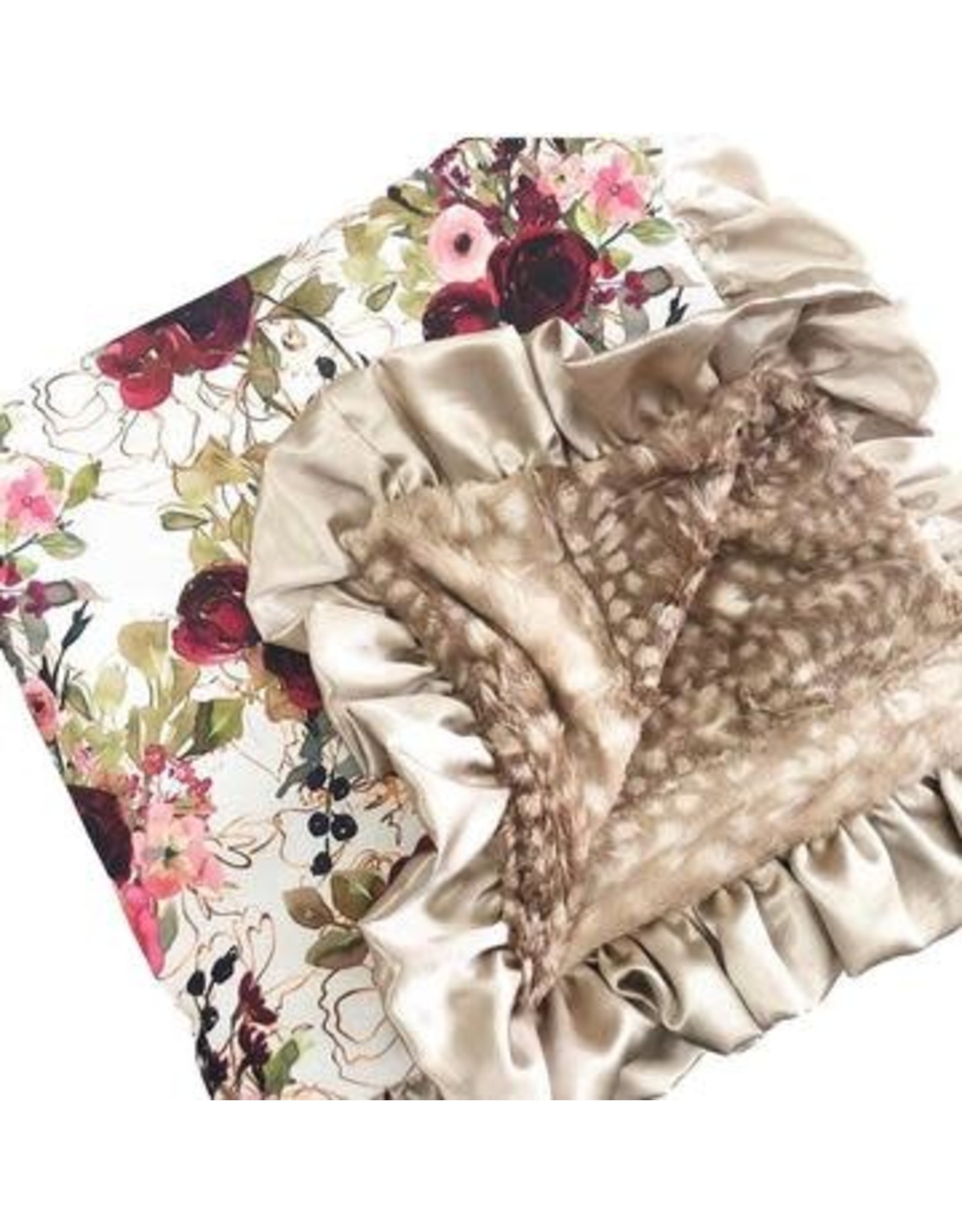 Rockin' Royalty Rockin Royalty- Lush Floral/Fawn Blanket