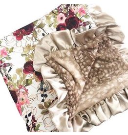 Rockin' Royalty Rockin Royalty- Lush Floral/Fawn Blanket