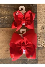 Beyond Creations Beyond Creations- Red Grosgrain Knot Bow