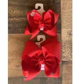 Beyond Creations Beyond Creations- Red Grosgrain Knot Bow