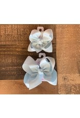 Beyond Creations Beyond Creations- Mist Powder Blue Grosgrain Knot Bow