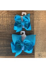 Beyond Creations Beyond Creations- Turquoise Grosgrain Knot Bow