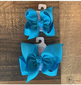 Beyond Creations Beyond Creations- Turquoise Grosgrain Knot Bow