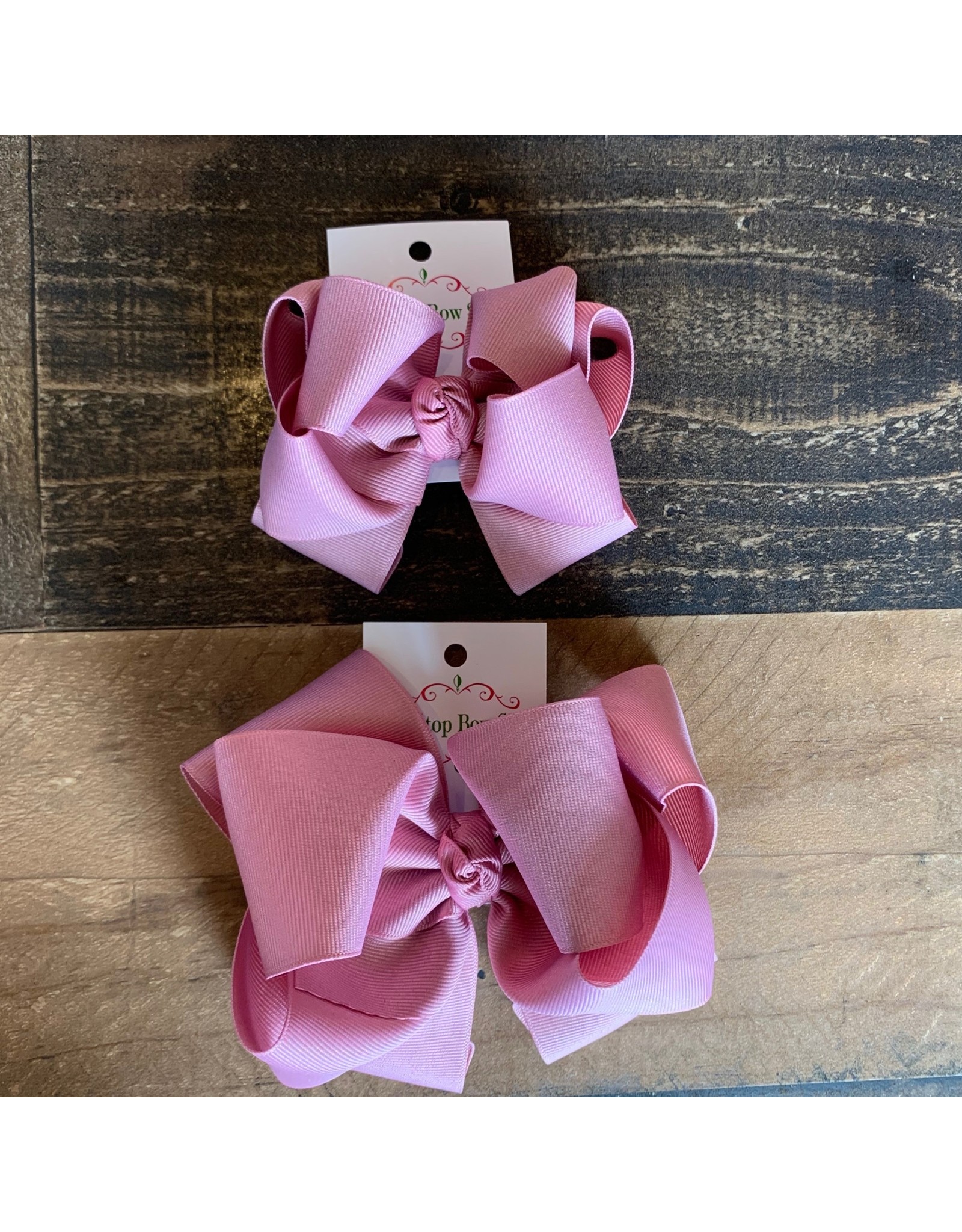 OS- Mauvelous Stacked Grosgrain Bow