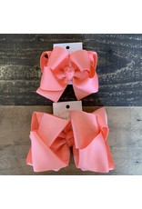One Stop Bow Shop OS- Coral Stacked Grosgrain Bow
