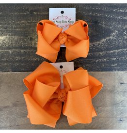 One Stop Bow Shop OS- Orange Stacked Grosgrain Bow