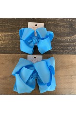 One Stop Bow Shop OS- Mystic Blue Stacked Grosgrain Bow