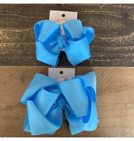 One Stop Bow Shop OS- Mystic Blue Stacked Grosgrain Bow