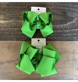 OS- Apple Stacked Grosgrain Bow