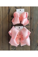 One Stop Bow Shop OS - Baby Pink Stacked Grosgrain Bow