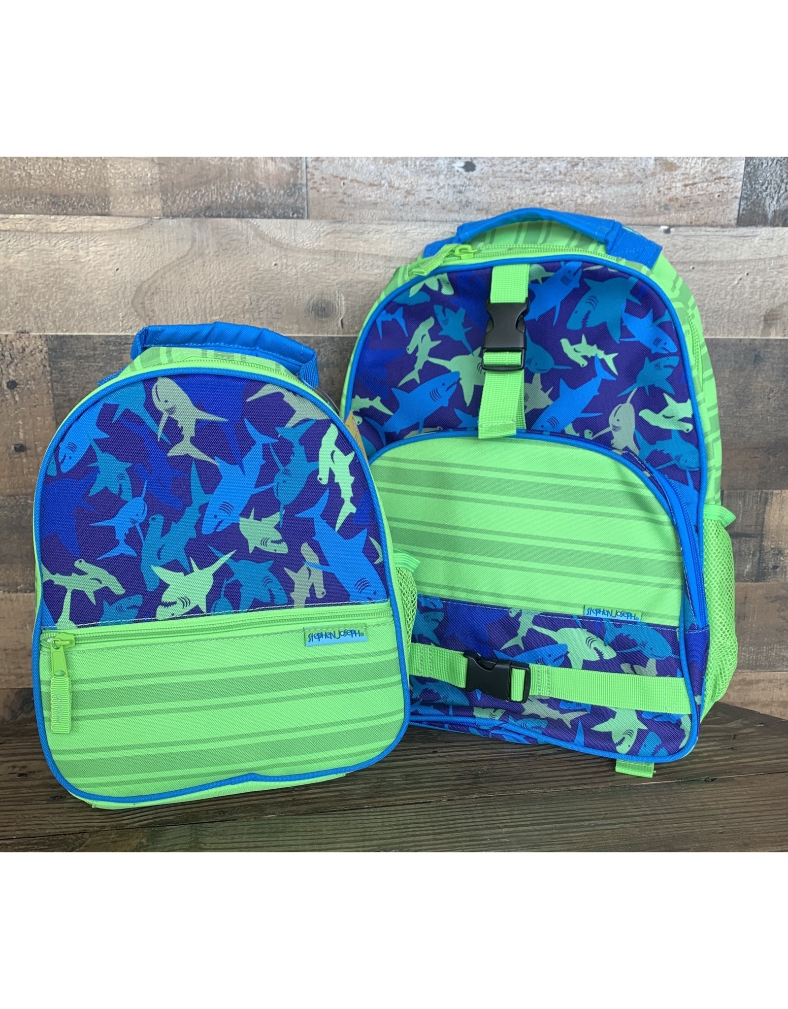 shark backpack with lunchbox