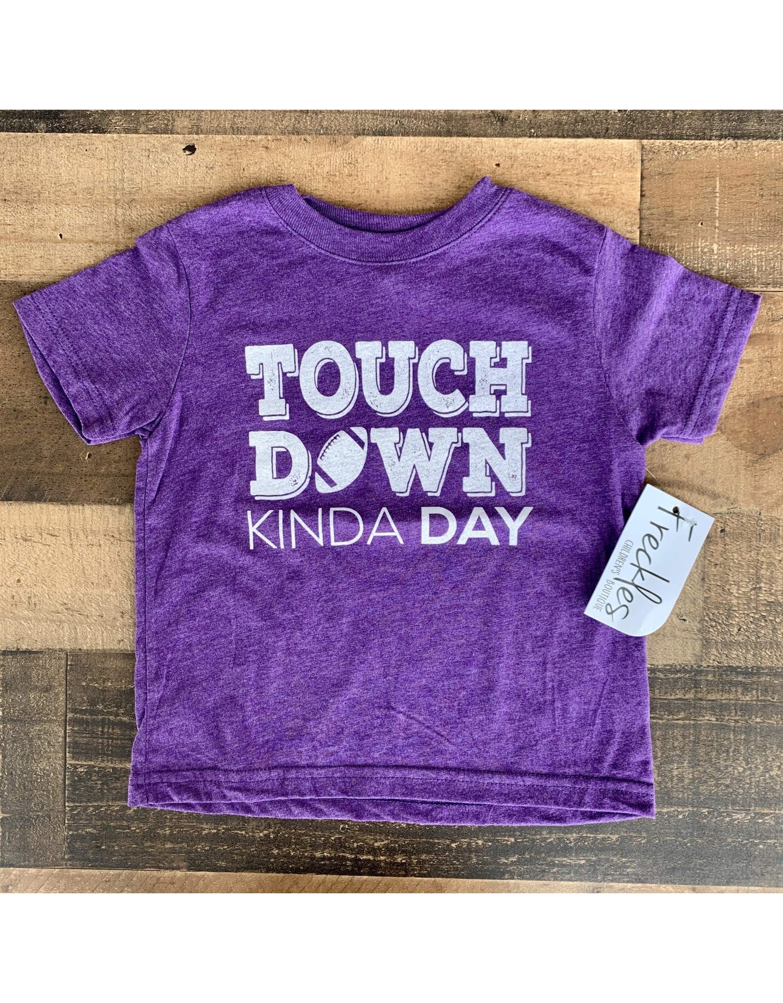 Touch Down Kinda Day TShirt: Purple