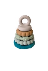 Chewable Charm Chewable Charm- Silicone Teether Stacker: River