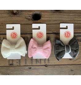 Baby Bling Baby Bling - Ribbed Bow Clip