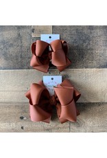 One Stop Bow Shop OS - Pecan Pie Stacked Grosgrain Bow