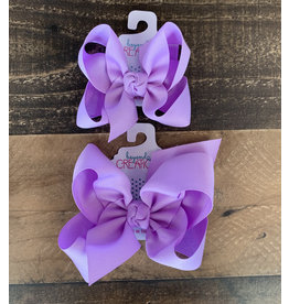 Beyond Creations Beyond Creations- Light Orchid Grosgrain Knot Bow