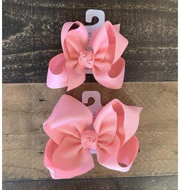 Beyond Creations Beyond Creations- Pink Grosgrain Knot Bow