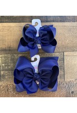 Beyond Creations Beyond Creations- Navy Grosgrain Knot Bow