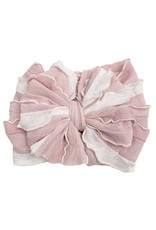 In Awe- Tickled Pink Stripe Headband