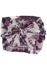 In Awe- Plum Floral Headband