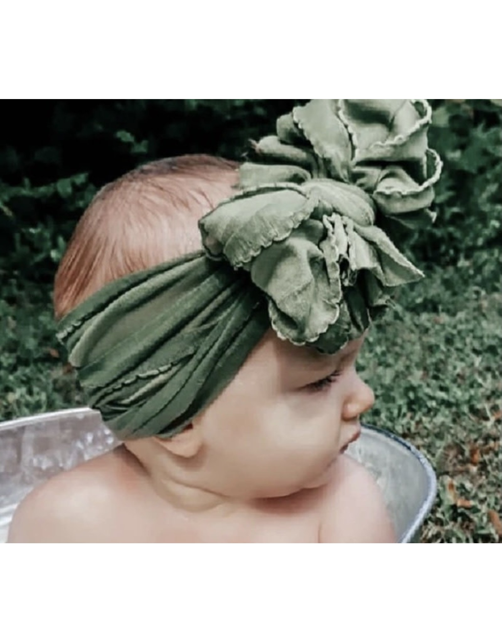 In Awe- Cedar Green Headband