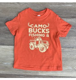 Camo Trucks Shirt: Orange