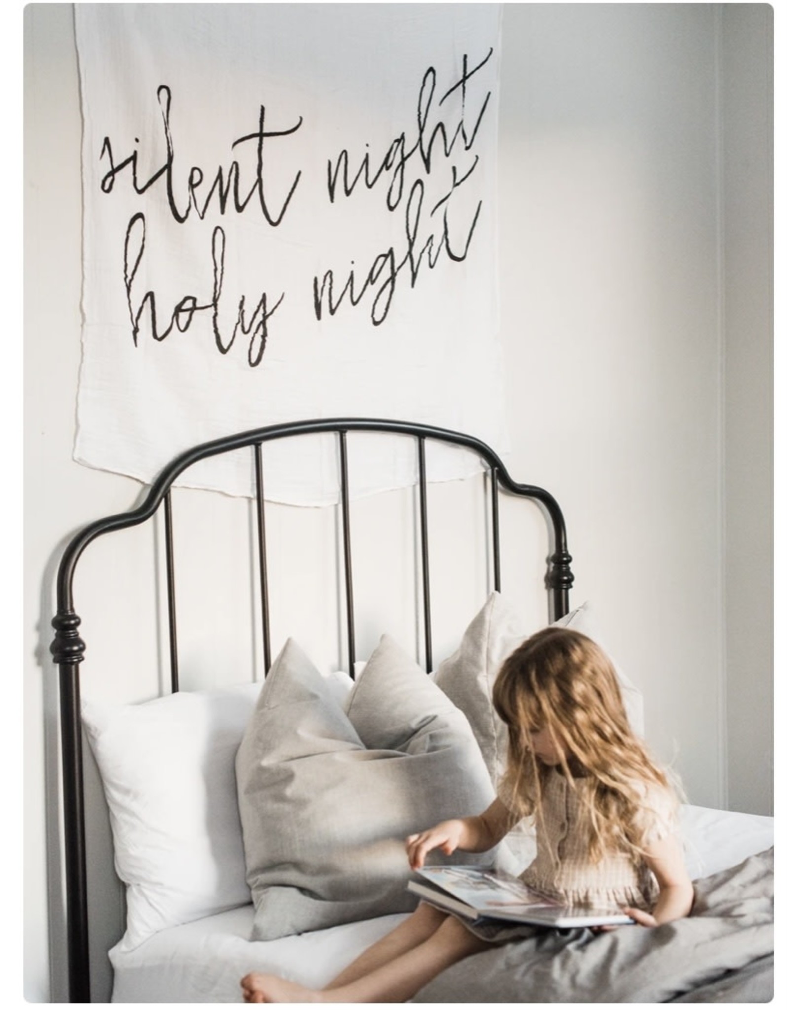 Modern Burlap Modern Burlap- Silent Night Holy Night Swaddle