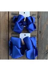 OS - Royal Stacked Grosgrain Bow