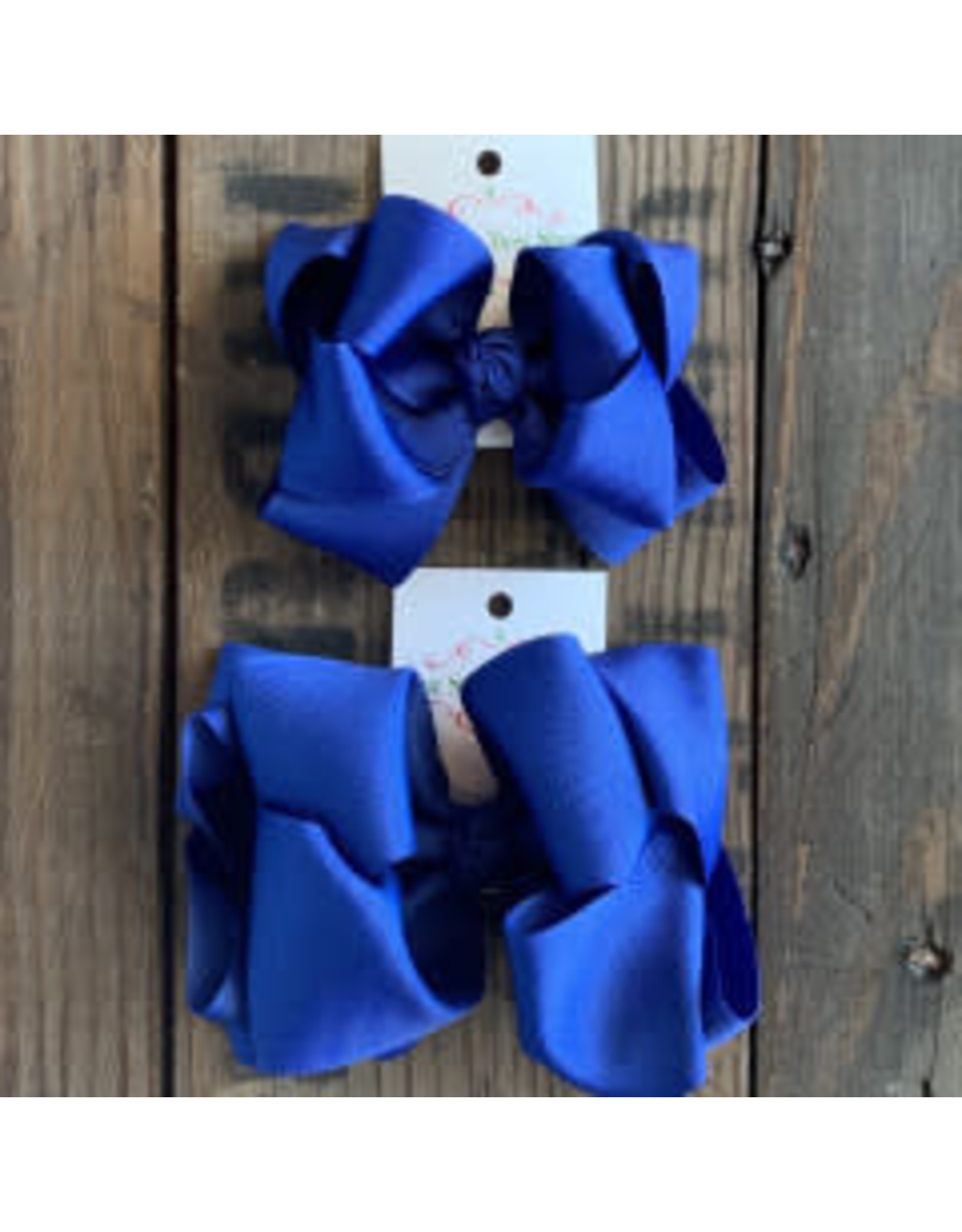 One Stop Bow Shop OS - Royal Stacked Grosgrain Bow