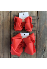 One Stop Bow Shop OS - Red Stacked Grosgrain Bow