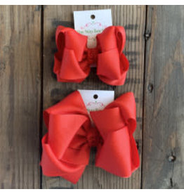 One Stop Bow Shop OS - Red Stacked Grosgrain Bow