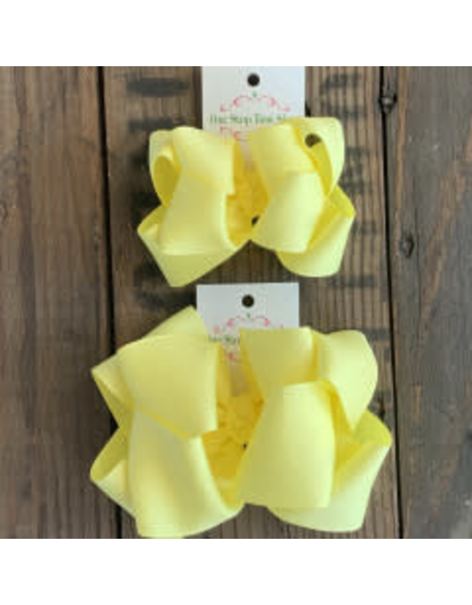 One Stop Bow Shop OS - Maize Stacked Grosgrain Bow