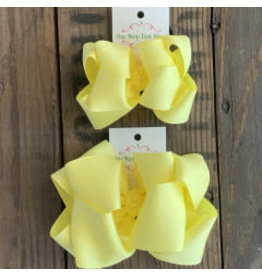 One Stop Bow Shop OS - Maize Stacked Grosgrain Bow