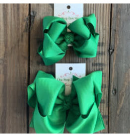 One Stop Bow Shop OS - Emerald Stacked Grosgrain Bow