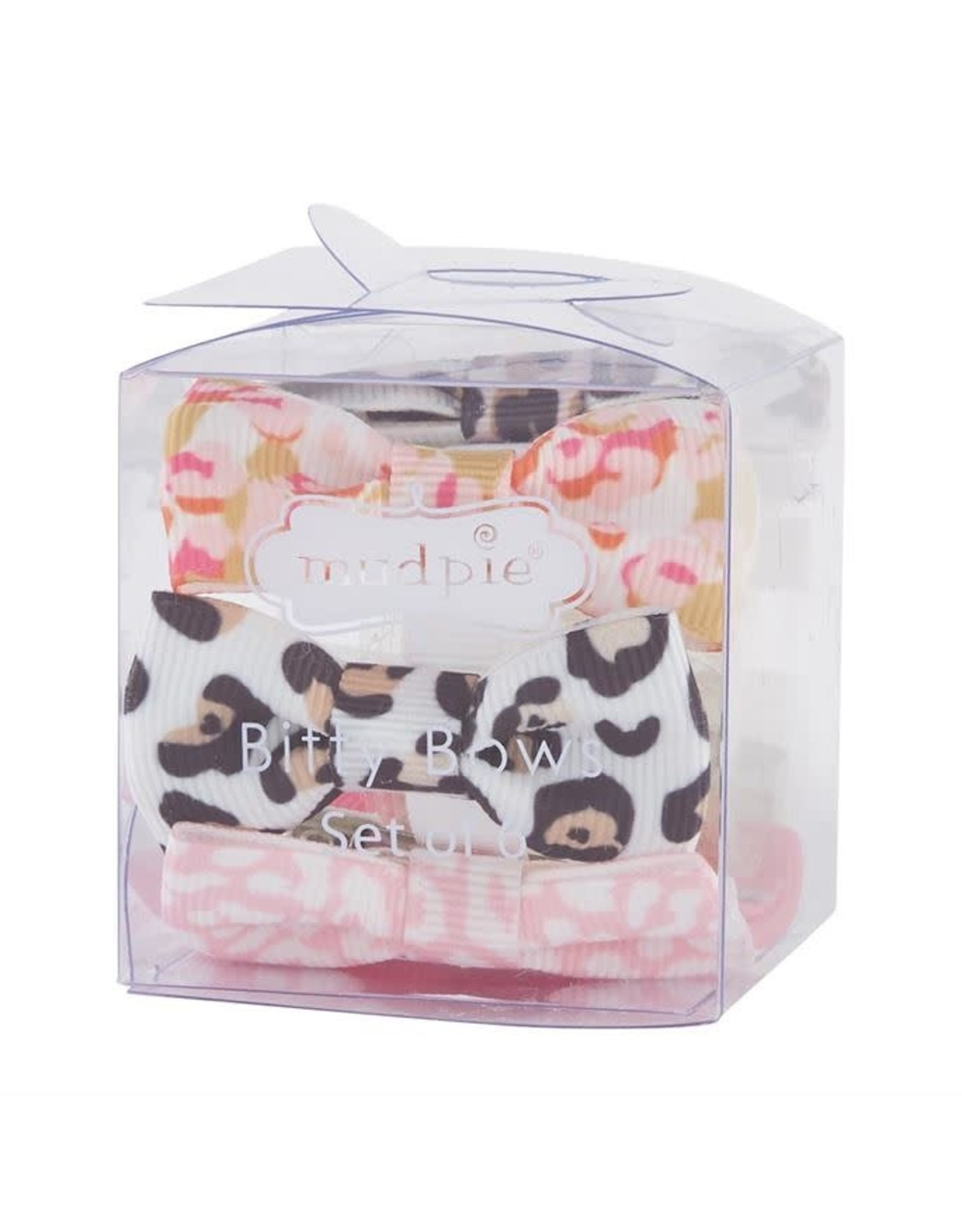 Mudpie Mud Pie- Leopard Bitty Bows