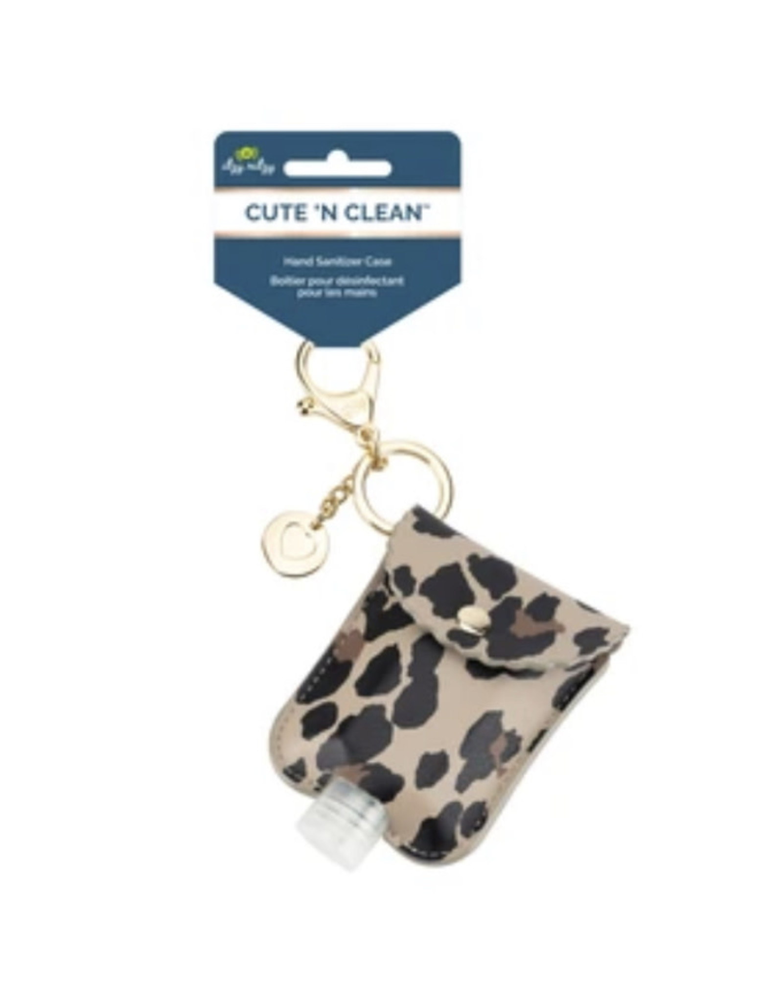 Itzy Ritzy Itzy Ritzy- Leopard Cute n' Clean Hand Sanitizer Keychain