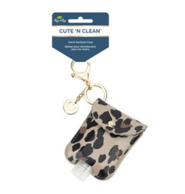 Itzy Ritzy Itzy Ritzy- Leopard Cute n' Clean Hand Sanitizer Keychain