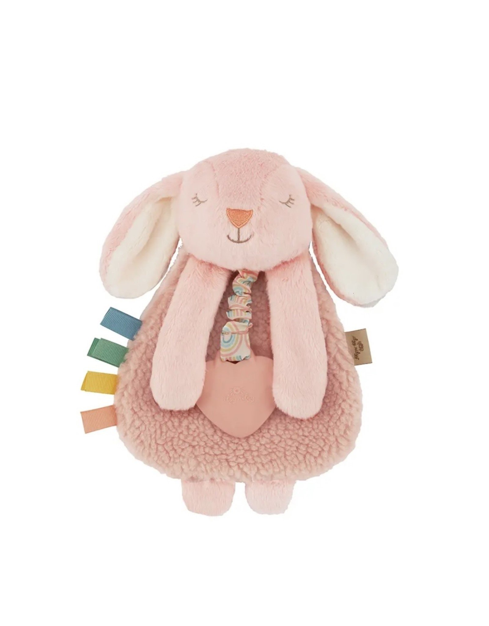 Itzy Ritzy Itzy Ritzy- Plush Lovey w/Silicone Toy: Bunny