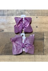 Beyond Creations Beyond Creations- Orchid Glitter Metallic Knot Bow