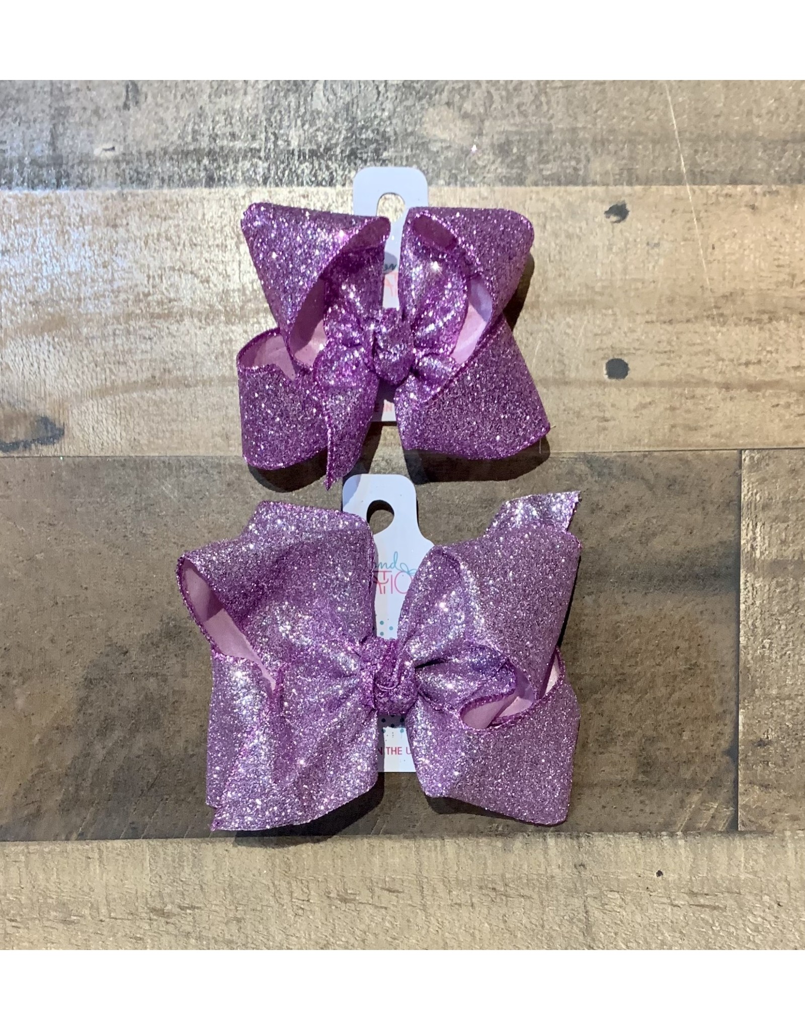 Beyond Creations Beyond Creations- Orchid Glitter Metallic Knot Bow