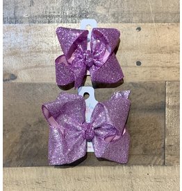 Beyond Creations Beyond Creations- Orchid Glitter Metallic Knot Bow