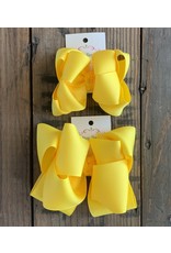 OS - Yellow Stacked Grosgrain Bow
