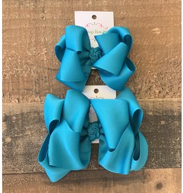 One Stop Bow Shop OS - Sapphire Stacked Grosgrain Bow