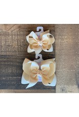 Beyond Creations Beyond Creations- Nude Grosgrain Knot Bow