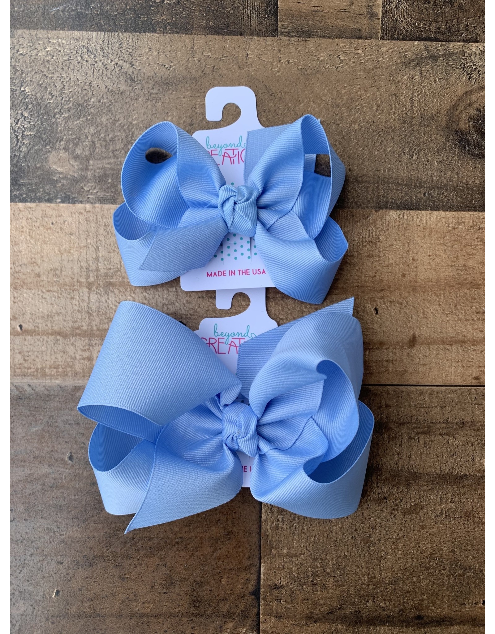 Beyond Creations Beyond Creations - Millenium Blue Grosgrain Knot Bow